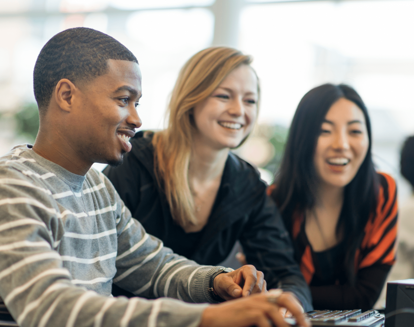 Students participating in hands-on lab training at Texcel Trade School
